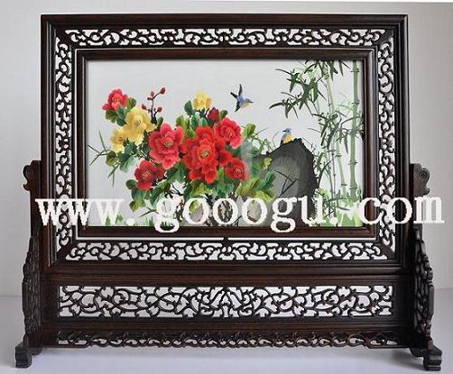 滿園春色，蘇州刺繡，蘇繡精品雙面繡