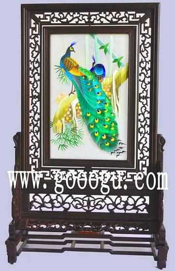 孔雀蘇繡,蘇州刺繡,手工刺繡,刺繡工藝品,蘇繡精品