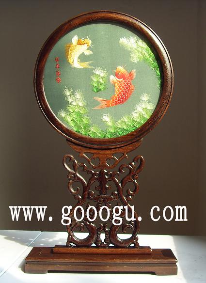 手工刺繡品 雙面繡圖案