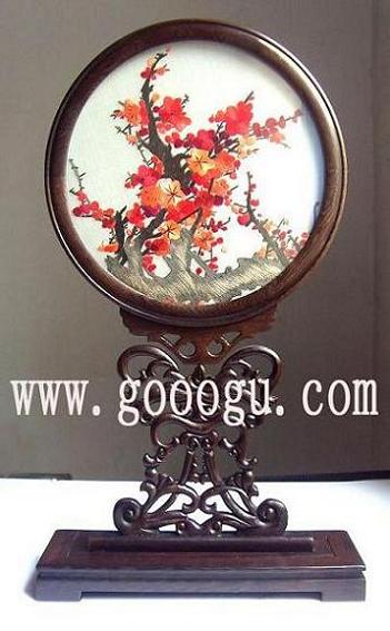 梅花雙面繡,梅花蘇繡,蘇州刺繡梅花