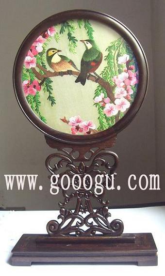 花鳥雙面繡,蘇州刺繡花鳥題材,中國刺繡,四大名繡