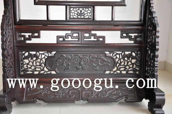 蘇繡屏風(fēng)隔斷框架(局部圖)